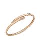 BVLGARI Women's Serpenti Viper 18K Rose Gold & 0.047 TCW Pavè Diamond Bracelet - 1
