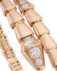BVLGARI Women's Serpenti Viper 18K Rose Gold & 0.047 TCW Pavè Diamond Bracelet - 4
