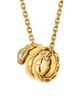 BVLGARI Women's Serpenti Viper 18K Yellow Gold & 0.13 TCW Diamond Pendant Necklace - 1