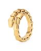 BVLGARI Women's Serpenti Viper 18K Yellow Gold Wrap Ring - 1