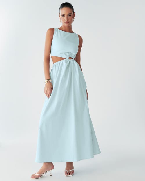 knee length dresses for ladies Green Crochet Knit Strapless Maxi Maria Dress – SABO main image 0
