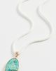 By Adina Eden By Adina Eden Aqua Blue Pendant Twisted Rope Necklace Aqua One - 2