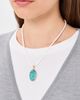 By Adina Eden By Adina Eden Aqua Blue Pendant Twisted Rope Necklace Aqua One - 3