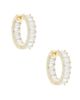 By Adina Eden By Adina Eden Baguette Hoop Earring - 1