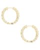 By Adina Eden By Adina Eden Baguette Hoop Earring - 2