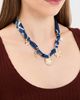 By Adina Eden By Adina Eden Bandana Heart Charms Necklace Blue One - 3