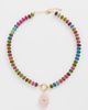 By Adina Eden By Adina Eden Beaded Natural Stone Drop Necklace Multicolor One - 4