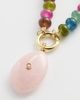 By Adina Eden By Adina Eden Beaded Natural Stone Drop Necklace Multicolor One - 5