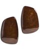 By Adina Eden By Adina Eden Chocolate Natural Shape Stud Earrings Brown One - 1