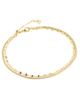 By Adina Eden By Adina Eden Double Strand Multi Chain Anklet Gold One - 1