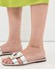 By Adina Eden By Adina Eden Double Strand Multi Chain Anklet Gold One - 3
