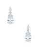 By Adina Eden By Adina Eden Fancy Cz Marquise X Pear Dangle Stud Earring - 1