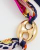 By Adina Eden By Adina Eden Gold Mariner Vibrant Scarf Chain Necklace Multi Color One - 4