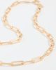 By Adina Eden By Adina Eden Large Paperclip Link Necklace Gold One Size - 4