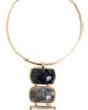 By Adina Eden By Adina Eden Multi Stone Herring Bone Choker Multi Color One - 1
