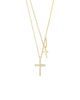 By Adina Eden By Adina Eden Pave Double Cross 2 - 2