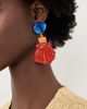By Adina Eden By Adina Eden Seashell Gem Drop Earrings Multi Color One - 3