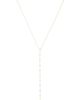 By Adina Eden By Adina Eden Teardrop Cz Lariat Necklace - 1