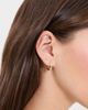 By Adina Eden By Adina Eden Teardrop Huggie Earring Set Gold One - 4
