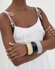 By Adina Eden By Adina Eden Thick Resin Bangle Combo Set Multi Color One - 3