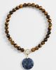 By Adina Eden By Adina Eden Tiger Eye Earth Drop Pendant Necklace Brown One - 2