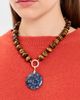 By Adina Eden By Adina Eden Tiger Eye Earth Drop Pendant Necklace Brown One - 3