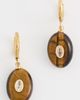 By Adina Eden By Adina Eden Turtle Charm Drop Earrings Brown One - 2
