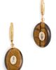 By Adina Eden By Adina Eden Turtle Charm Drop Earrings Brown One - 5