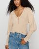 By Anthropologie 100% Cashmere Henley Sweater - 1