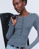 By Anthropologie 100% Cashmere Henley Top - 1