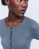 By Anthropologie 100% Cashmere Henley Top - 3