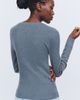 By Anthropologie 100% Cashmere Henley Top - 6