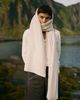 By Anthropologie 100% Cashmere Ribbed Scarf - 1