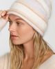 By Anthropologie 100% Cashmere Striped Beanie - 2