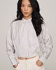 By Anthropologie 100% Cotton Cropped Bubble-Hem Top - 1