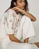 By Anthropologie 100% Cotton Floral Sweatshirt - 1