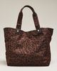 By Anthropologie 100% Cotton Large Leopard Tote Bag - 1