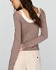 By Anthropologie 100% Cotton Layered Ribbed Tee - 3
