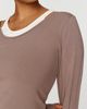 By Anthropologie 100% Cotton Layered Ribbed Tee - 7