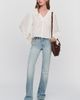 By Anthropologie 100% Cotton Ruffle Blouse - 3