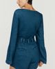 By Anthropologie 100% Cotton Tailored Denim Romper - 2