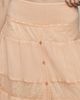 By Anthropologie 100% Cotton Tiered Lace Midi Skirt - 4