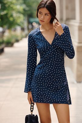 By Anthropologie 100% Silk Mini Dress