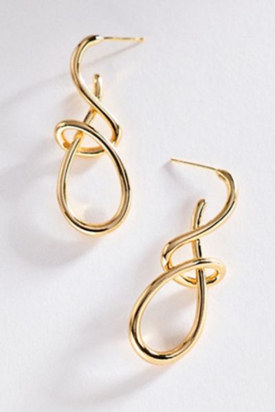 By Anthropologie Abstract Knot Earrings