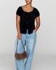 By Anthropologie Amber Velvet Top - 2