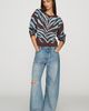 By Anthropologie Animal Print Sweatshirt - 1