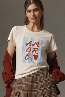 By Anthropologie Anna Mielniczuk Amore Tee