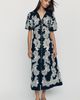 By Anthropologie Appliqué Midi Dress - 1