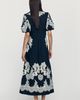 By Anthropologie Appliqué Midi Dress - 3
