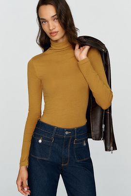 By Anthropologie Arena Everyday Wool Blend Turtleneck
